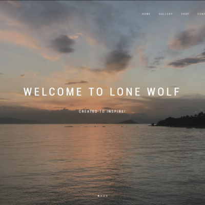 Lone Wolf Landing Page