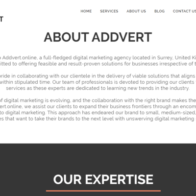 Addvert About